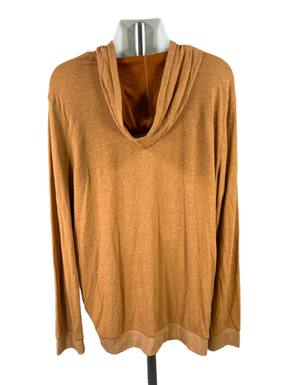 Sonoma Men's Light Brown Supersoft Double Knit Pullover Hoodie - XXL Tall image 2