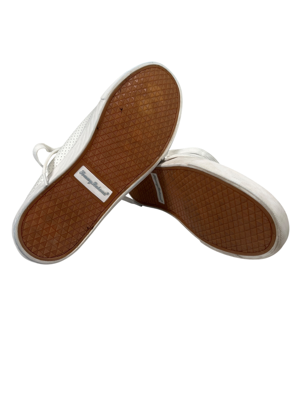 Tommy Bahama Women's White Perforated Lace Up Casual Sneakers - 9 image 7