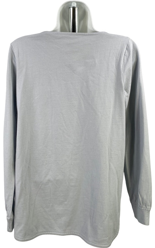 J.Jill Women’s Blue Embroidered Long Sleeve Tunic Shirt - XS image 3