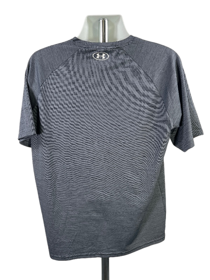 Under Armour Men's Gray HeatGear Short Sleeve Athletic Shirt - XL image 2