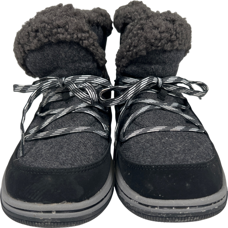 Clarks Cloudsteppers Women’s Black/Gray Breeze Glacier Ankle Boots - 6.5 image 2