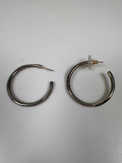 Sheila Fajl Women's Silver Tone Hoop Earrings