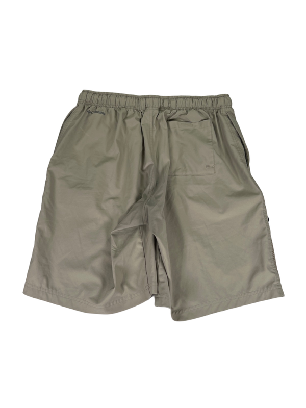 Columbia Men's Tan Regular Fit Belted Cargo Hiking Shorts - M image 2