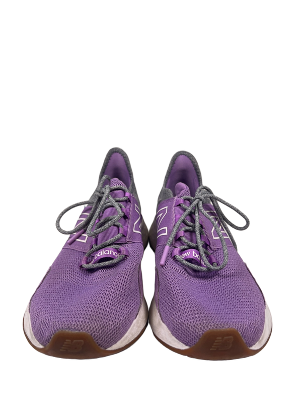 New Balance Women's Purple/Gray Fresh Foam Roav V1 Lace Up Running Sneakers - 10 image 2