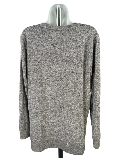 Lucky Brand Women's Gray Long Sleeve V-Neck Tunic Sweater Shirt - M image 2