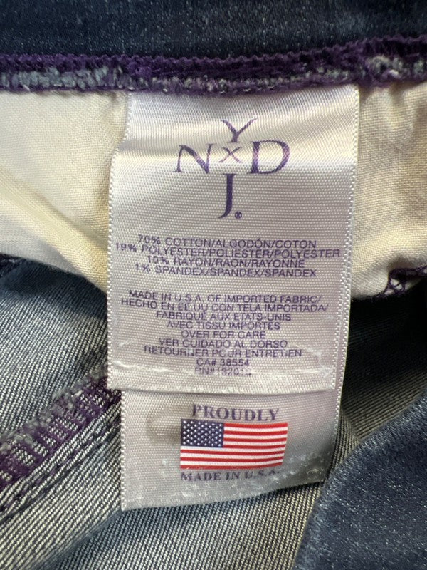 Not Your Daughters Jeans Women's Dark Wash Ankle Pull On Jeans - 8 Petite image 4