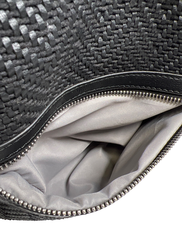 INC Internation Concepts Women's Black Woven Shoulder Bag Purse image 6