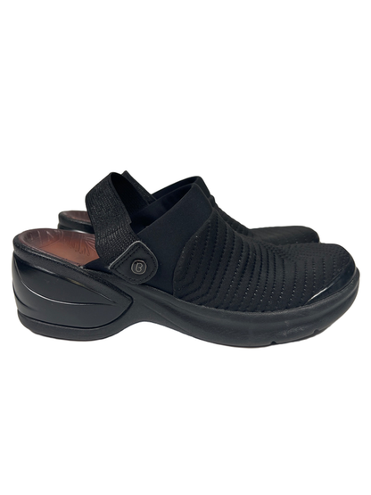 Bzees Women's Black Kitty Slingback Comfort Walking Clogs - 7.5