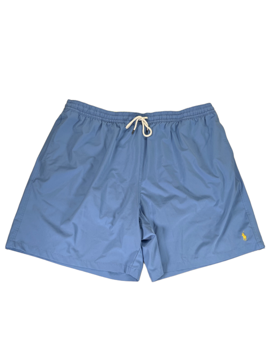 Polo Ralph Lauren Men's Blue Stretch Waist Lined Swim Trunks - 4XL Tall