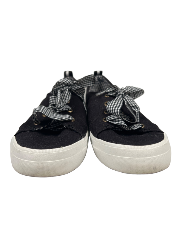 Sperry Women's Black/White Gingham Crest Vibe Top-Sider Lace Up Sneakers - 8.5 image 2