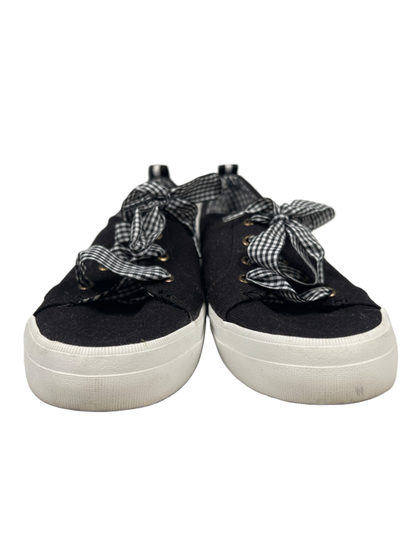 Sperry Women's Black/White Gingham Crest Vibe Top-Sider Lace Up Sneakers - 8.5 image 2