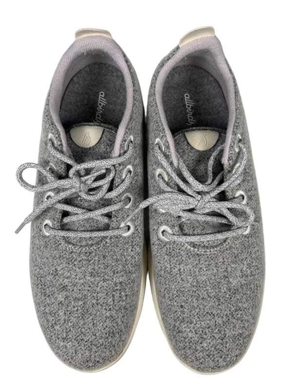 Allbirds Women's Gray ZQ Merino Wool Lace Up Runner Sneakers - 11 image 3