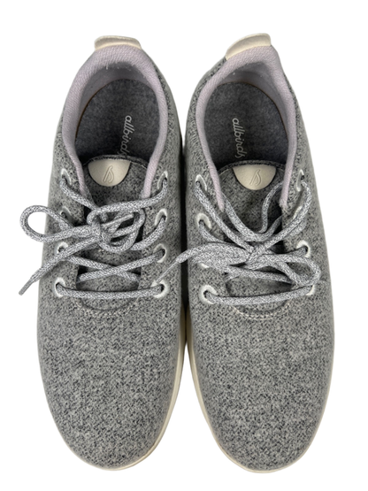 Allbirds Women's Gray ZQ Merino Wool Lace Up Runner Sneakers - 11 image 3