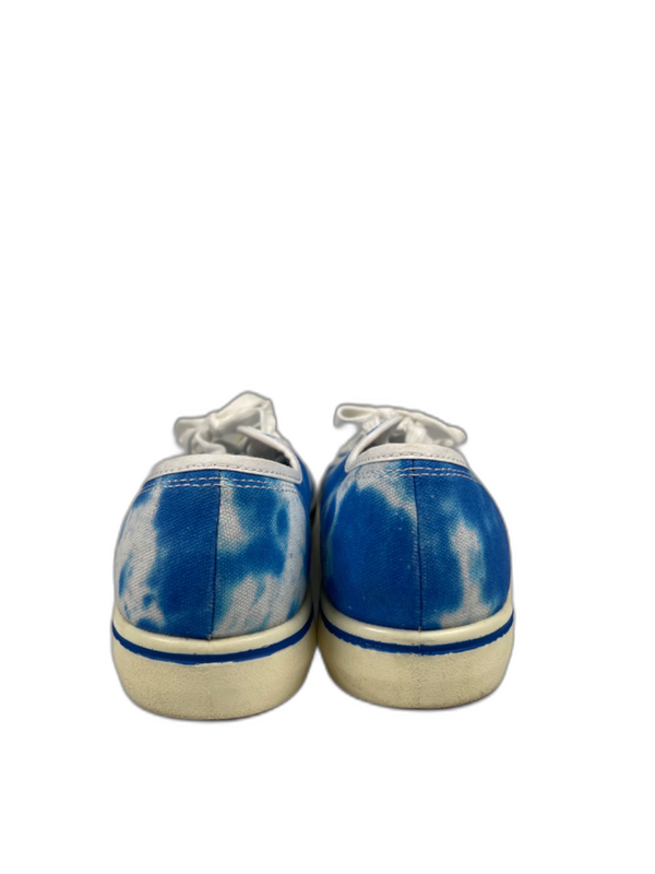 Keen Women's Blue/White Elsa Lite Lace Up Canvas Sneakers - 9 image 4