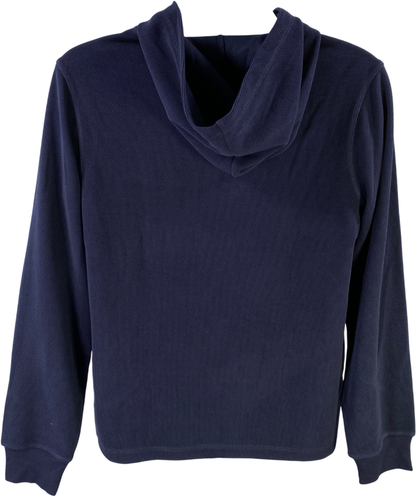 Eddie Bauer Men’s Blue Textured Long Sleeve Lounge Hoodie - S image 2