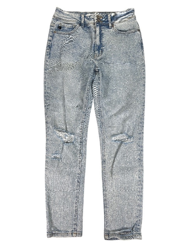 Kancan Women's Light Wash Distressed Skinny Jeans - 9/28