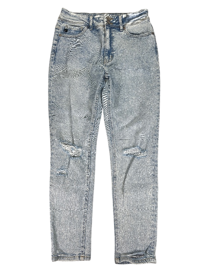 Kancan Women's Light Wash Distressed Skinny Jeans - 9/28