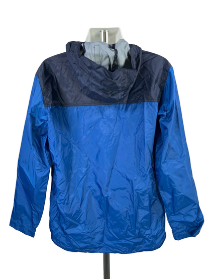 Columbia Men's Blue Hooded Windbreaker Jacket - L image 2