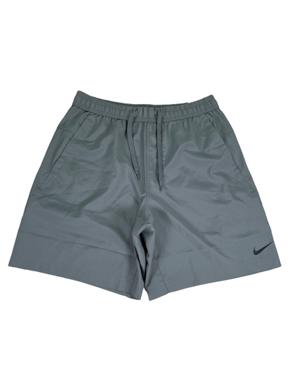 Nike Men's Gray Dri-Fit Form 7in Unlined Athletic Shorts - S