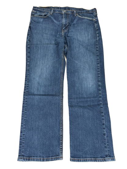 Levi's Men's Medium Wash 514 Straight Fit Denim Jeans - 38x30