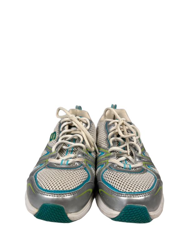 Skechers Women's White/Blue Sport Lace Up Athletic Sneakers - 7 image 2