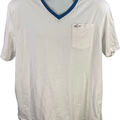 Greg Norman Men’s White Short Sleeve V-Neck T-Shirt - L