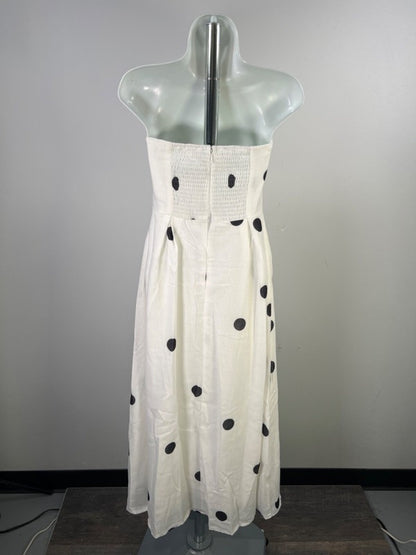 Billy J Women's White Polka Dot Tahlia Midi Dress - 8 image 2