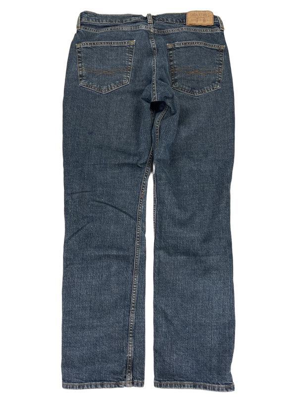 Levi's Men's Dark Wash Signature Gold Label Straight Denim Jeans - 31x30 image 2