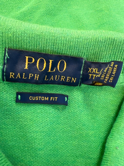 Polo Ralph Lauren Men's Green Short Sleeve Custom Fit Polo Shirt - XXL image 3
