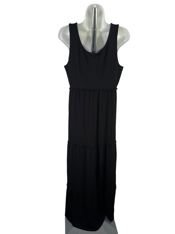 Chico's Women's Black Sleeveless Tiered Maxi Dress - 1/US M image 2