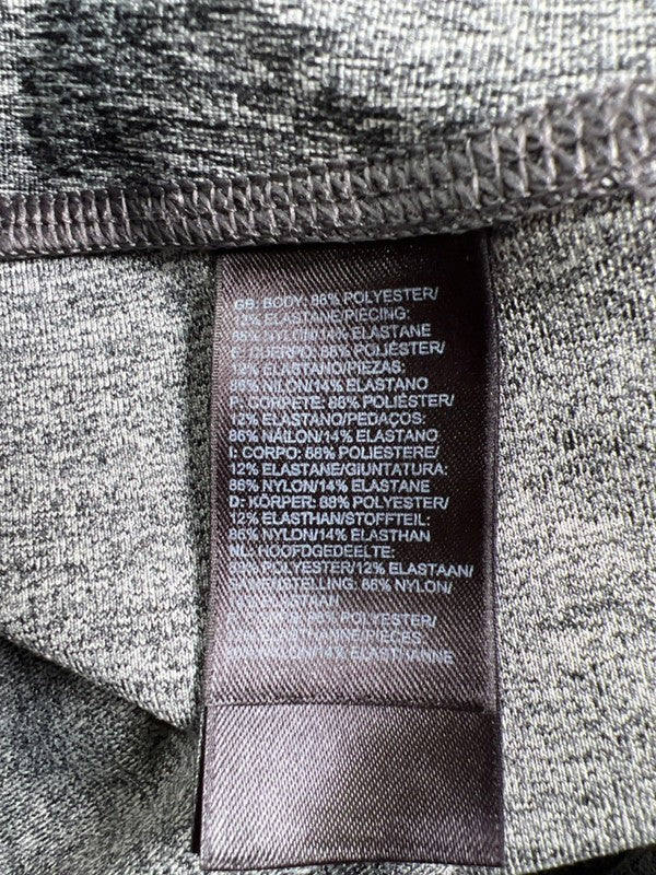 The North Face Men's Gray Heathered Pull On Cropped Athletic Leggings - XS image 4