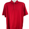 Nike Men's Red Short Sleeve Athletic Golf Polo - L