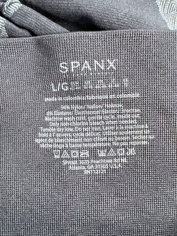 Spanx Women's Blue Look at Me Now Seamless Moto Leggings - L image 3