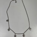 Brighton Women's Silver Plated Coin Charm Adjustable 9in Neckace