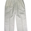 Lands End Men's Light Beige Pleated Front Straight Leg Dress Pants - 36x30