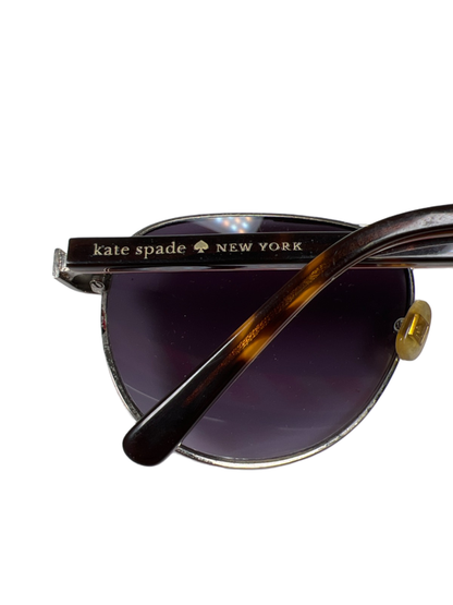Kate Spade Women's Black Cateye Candy Striped Blossom Aviator Sunglasses image 9