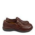 BOC Born Women's Brown Leather Slip On Loafers - 8