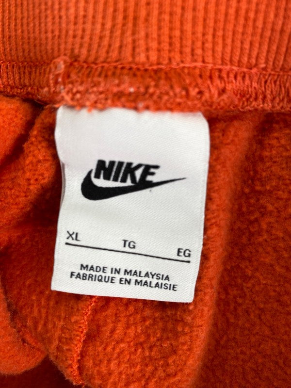 Nike Women's Orange Pheonix Fleece Lined Mid Rise Shorts - XL image 3