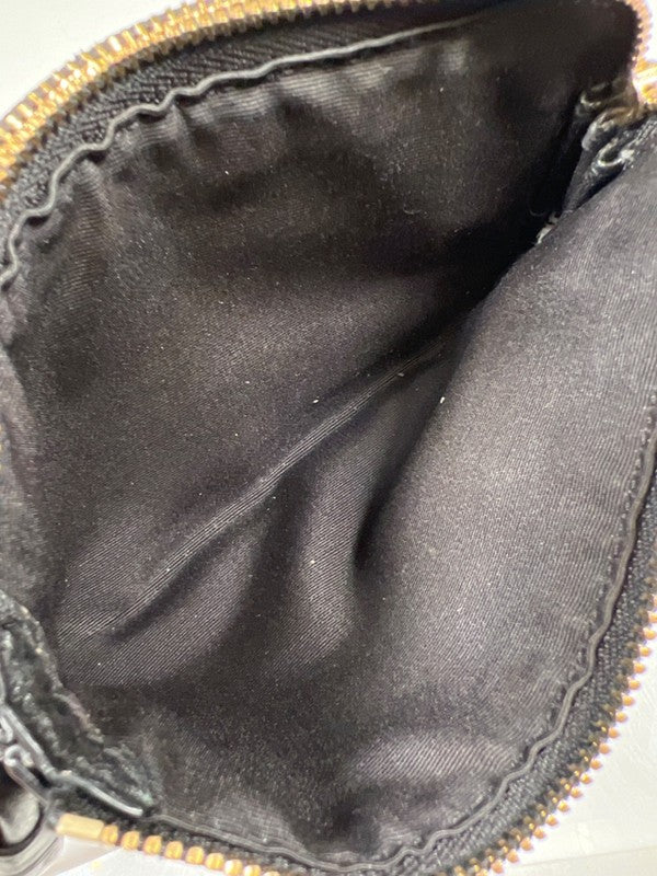 Coach Women's Black Leather Double Zip Wristlet Wallet image 7