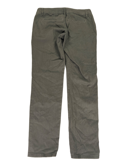 Old Navy Women's Green Moto Zipper Detail Denim Jeans - 8 Petite image 2