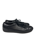 Saint Laurent Paris Men's Black Leather Low Top Sneakers - 46.5/US 13