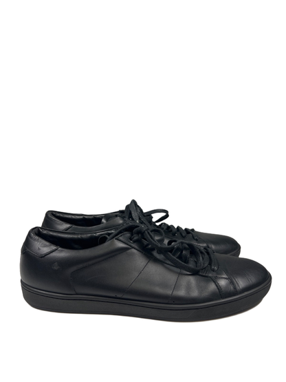 Saint Laurent Paris Men's Black Leather Low Top Sneakers - 46.5/US 13