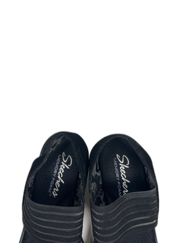 Skechers Women's Black Cali Rumble Ankle Strap Wedge Sandals - 6.5 image 3