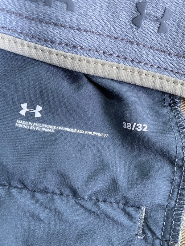 Under Armour Men's Tan Athletic Golf Pants - 38 image 3