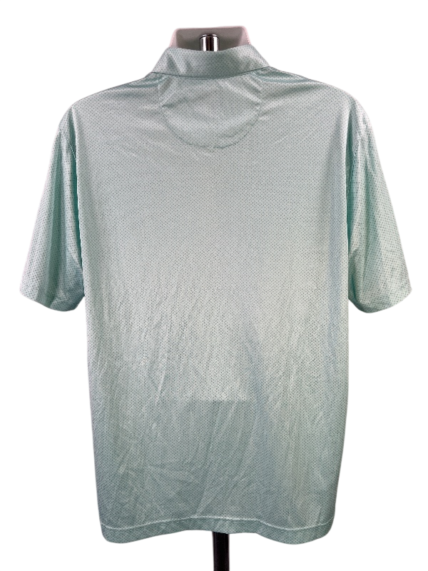 Greg Norman Men's Blue PlayDry Short Sleeve Athletic Polo - XL image 2