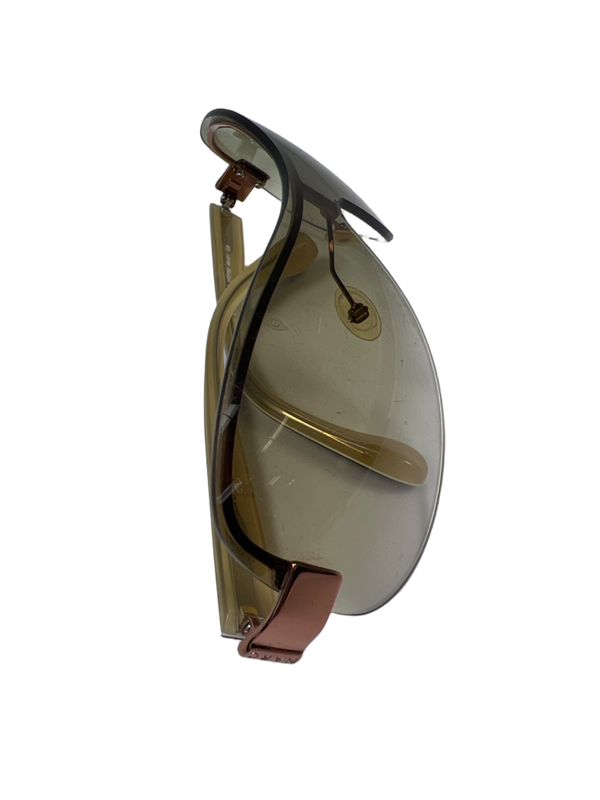 Marc by Marc Jacob Women's Brown Shield Aviator Sunglasses W/ Case image 4