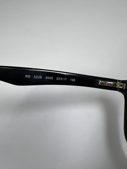 Ray-Ban Women's Black 5228 Optics Prescription Eyeglasses W/ Clamshell Case image 7