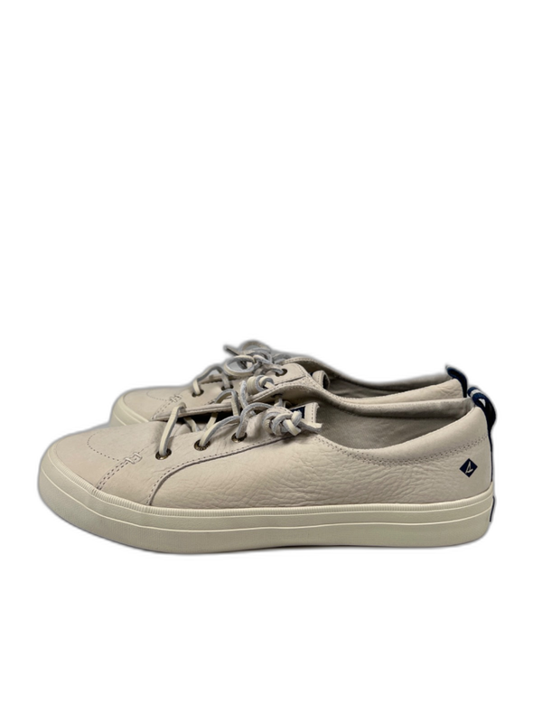 Sperry Women's Beige/Taupe Leather Crest Vibe Sneakers - 8.5 W image 5