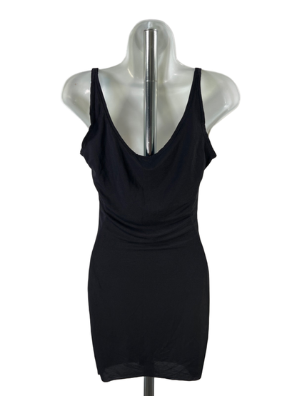 Spanx Assets Women's Black Red Hot Label Lined Open Bust Bodysuit Slip Dress - L image 2