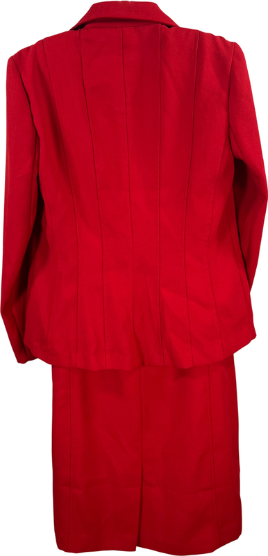 Coldwater Creek Women’s Red Sleeveless Sheath Dress W/Jacket - 6 image 2